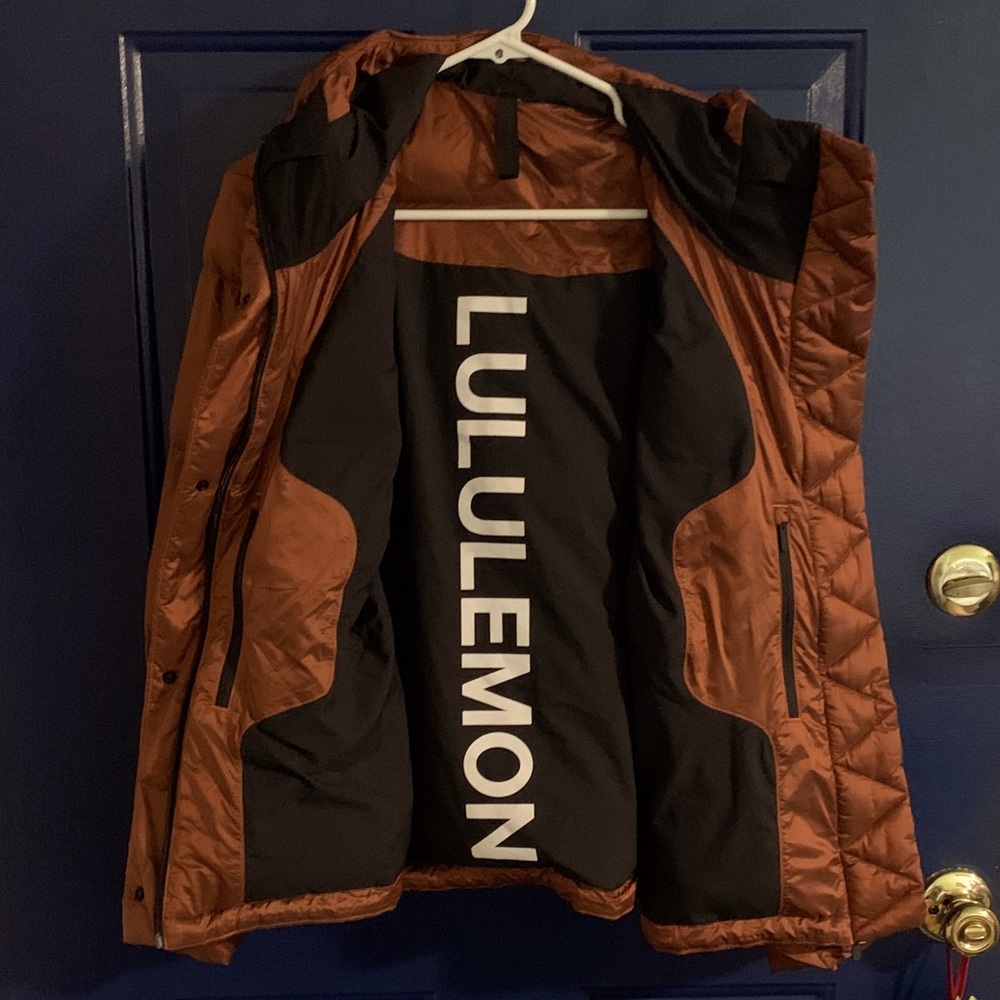 Lululemon Wunder Burnt Orange Puff Jacket